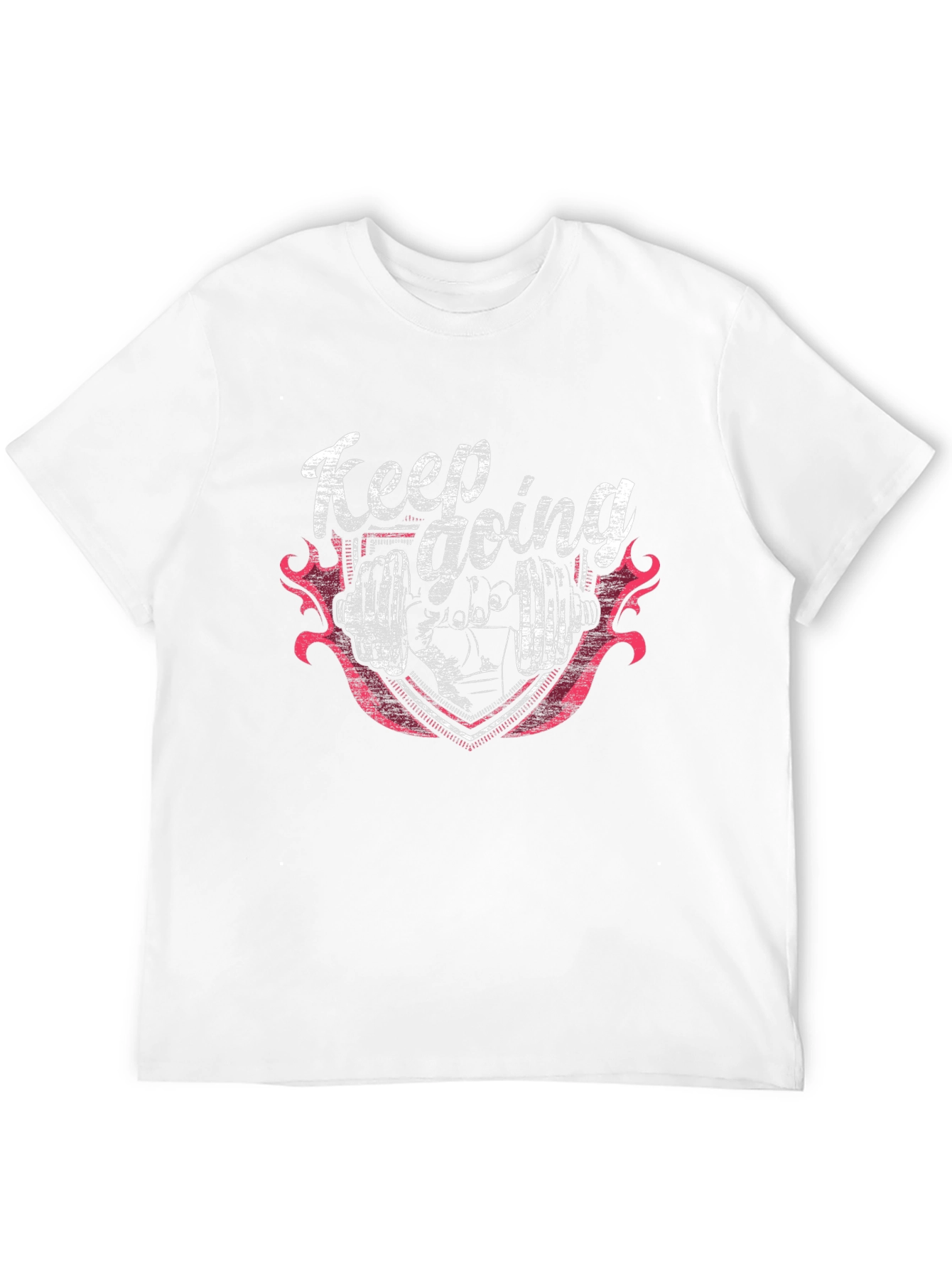 Keep Going Gym Black T-Shirt