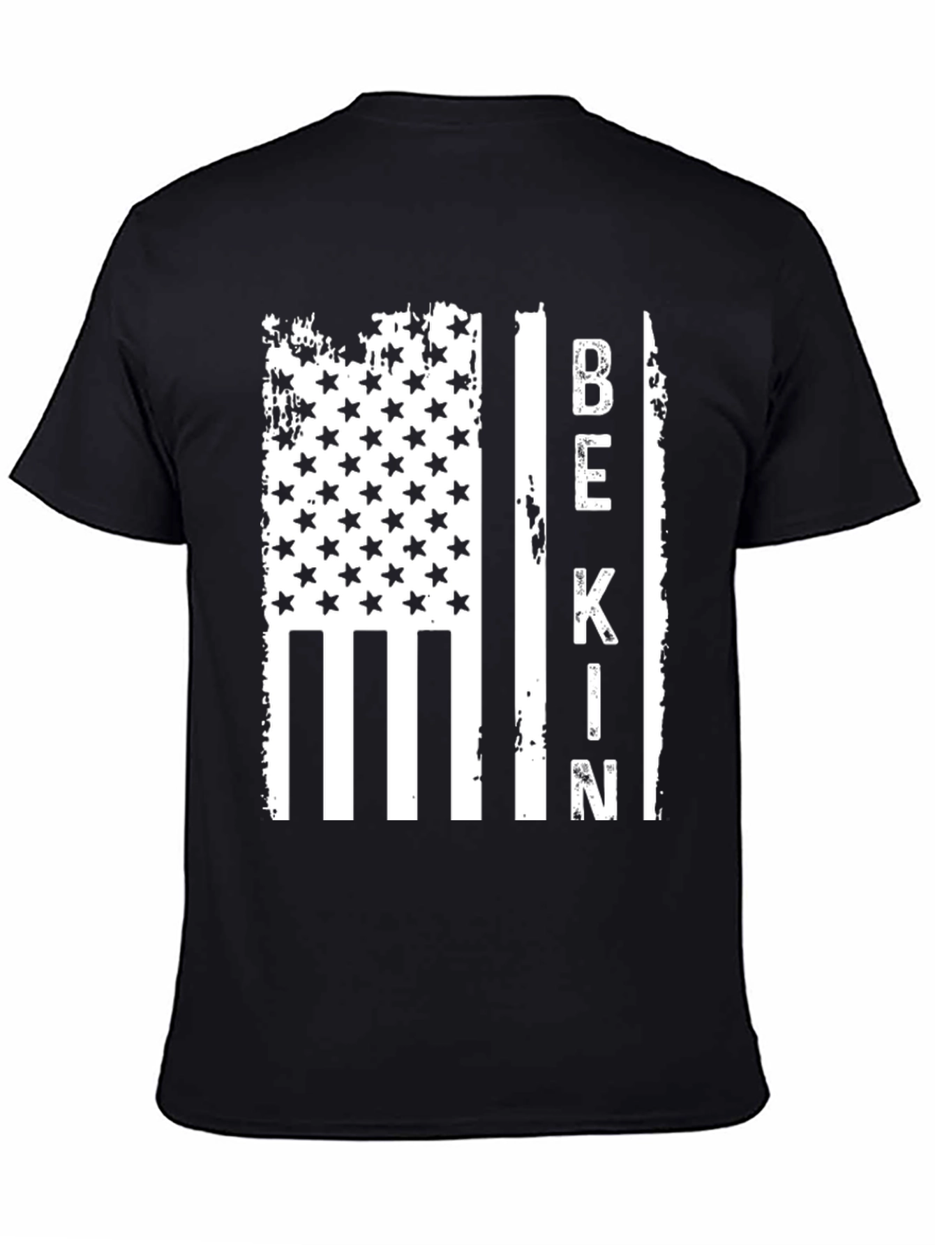 Bekin American Flag Graphic T-Shirt