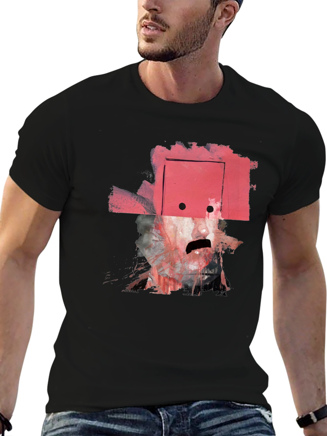 Abstract Art Graphic Tee - Modern Style