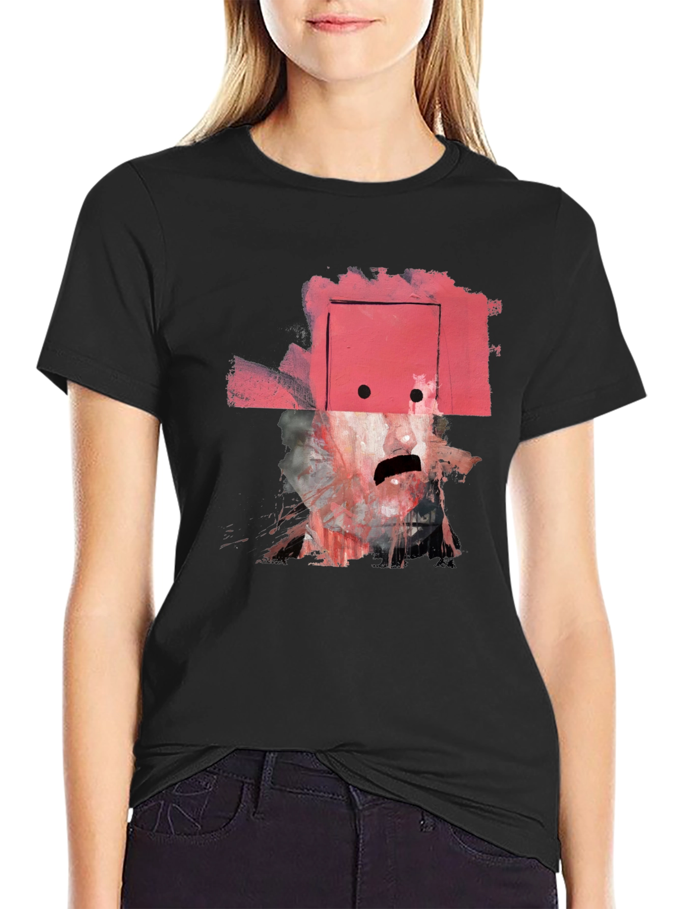 Abstract Art Graphic Tee - Modern Style