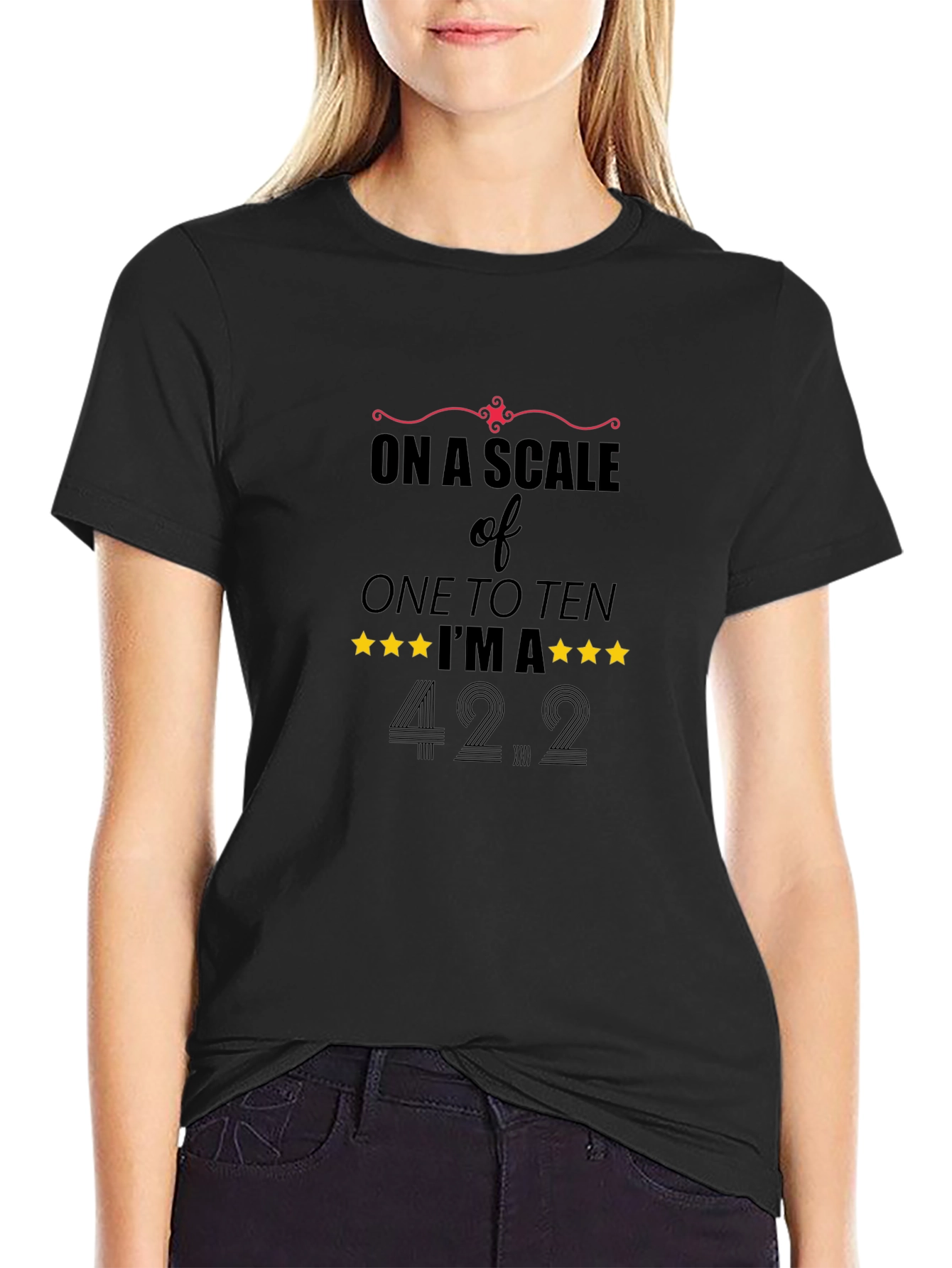 Humorous On a Scale Graphic Tee