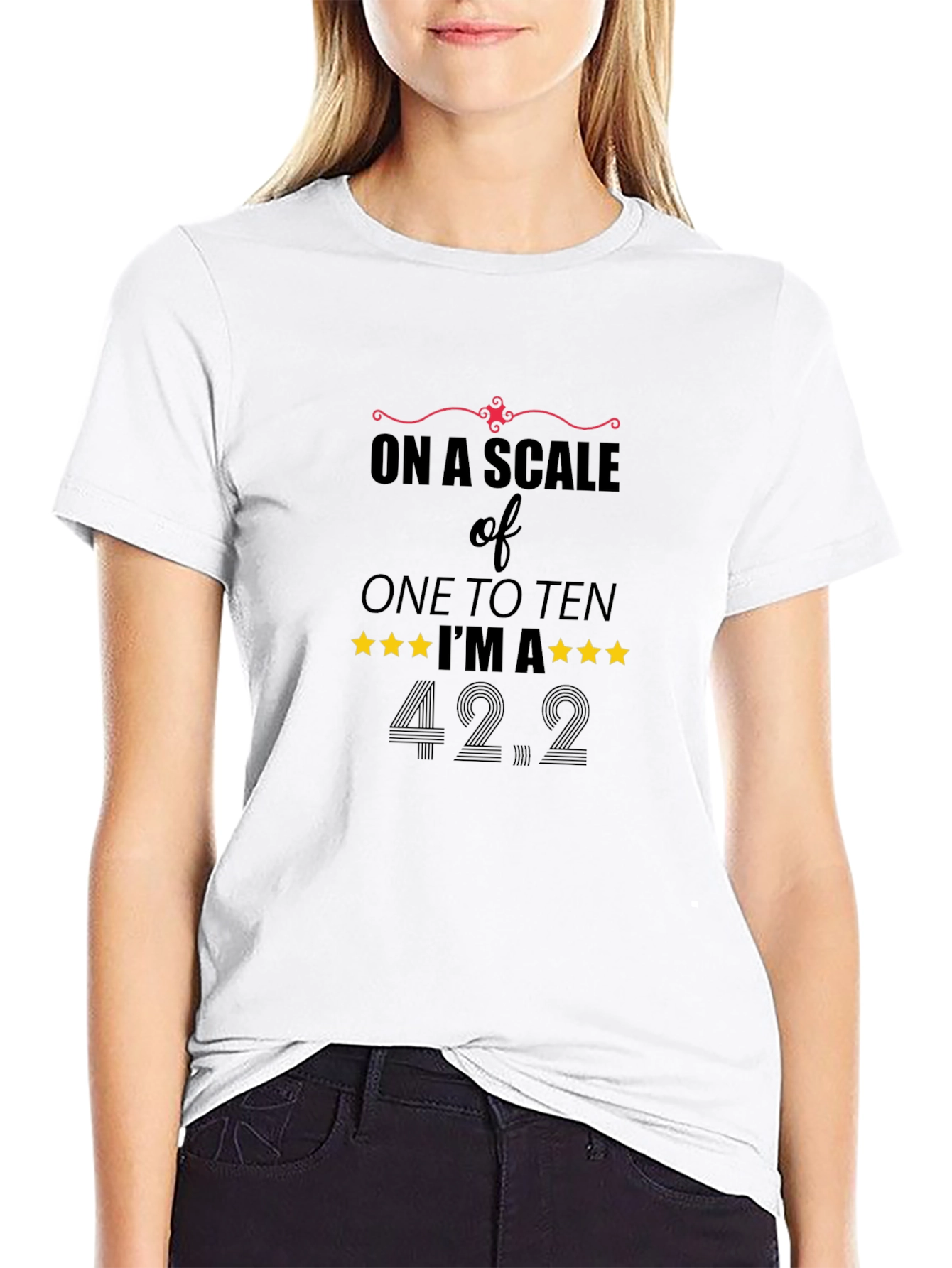 Humorous On a Scale Graphic Tee