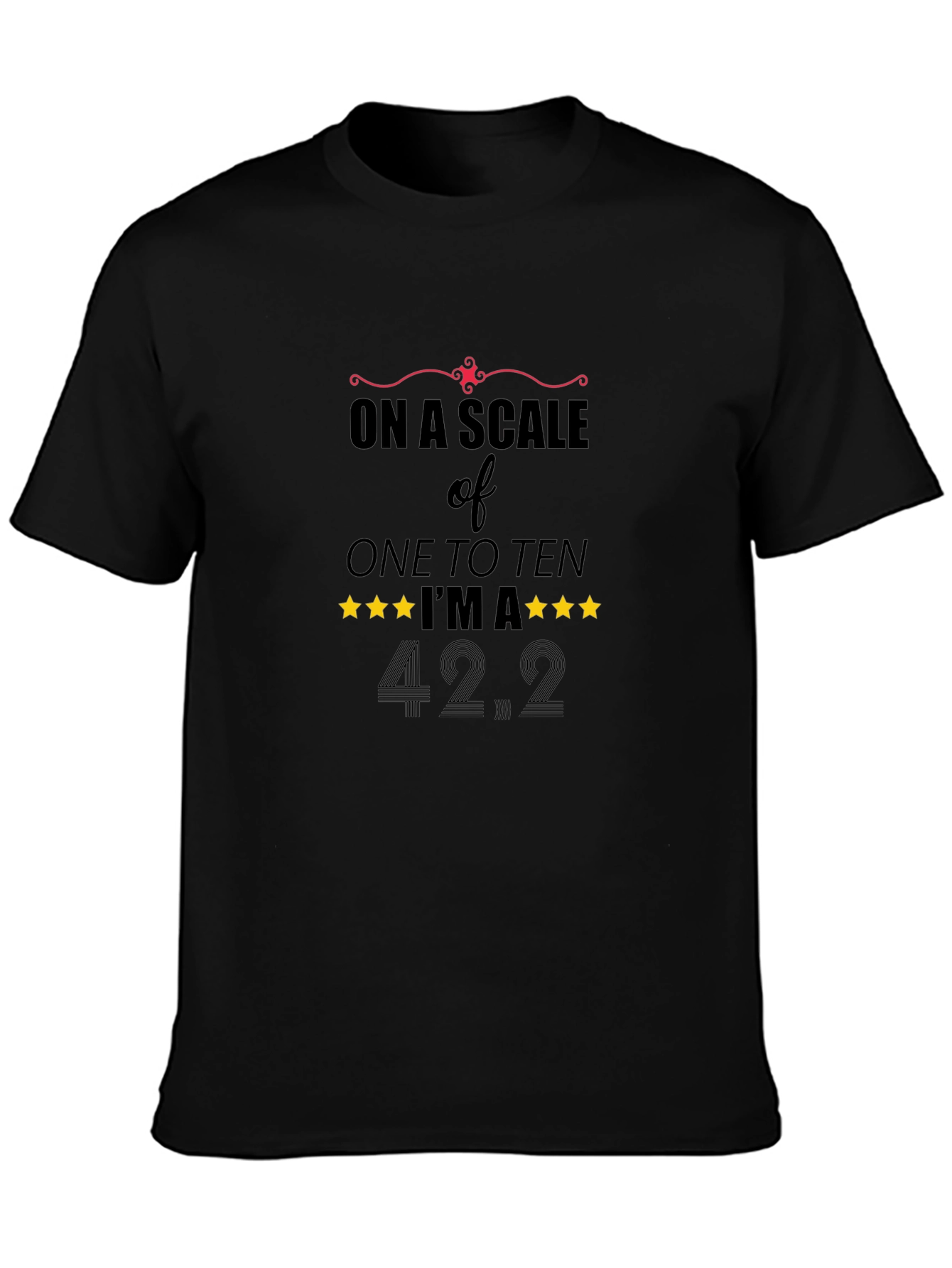 Humorous On a Scale Graphic Tee