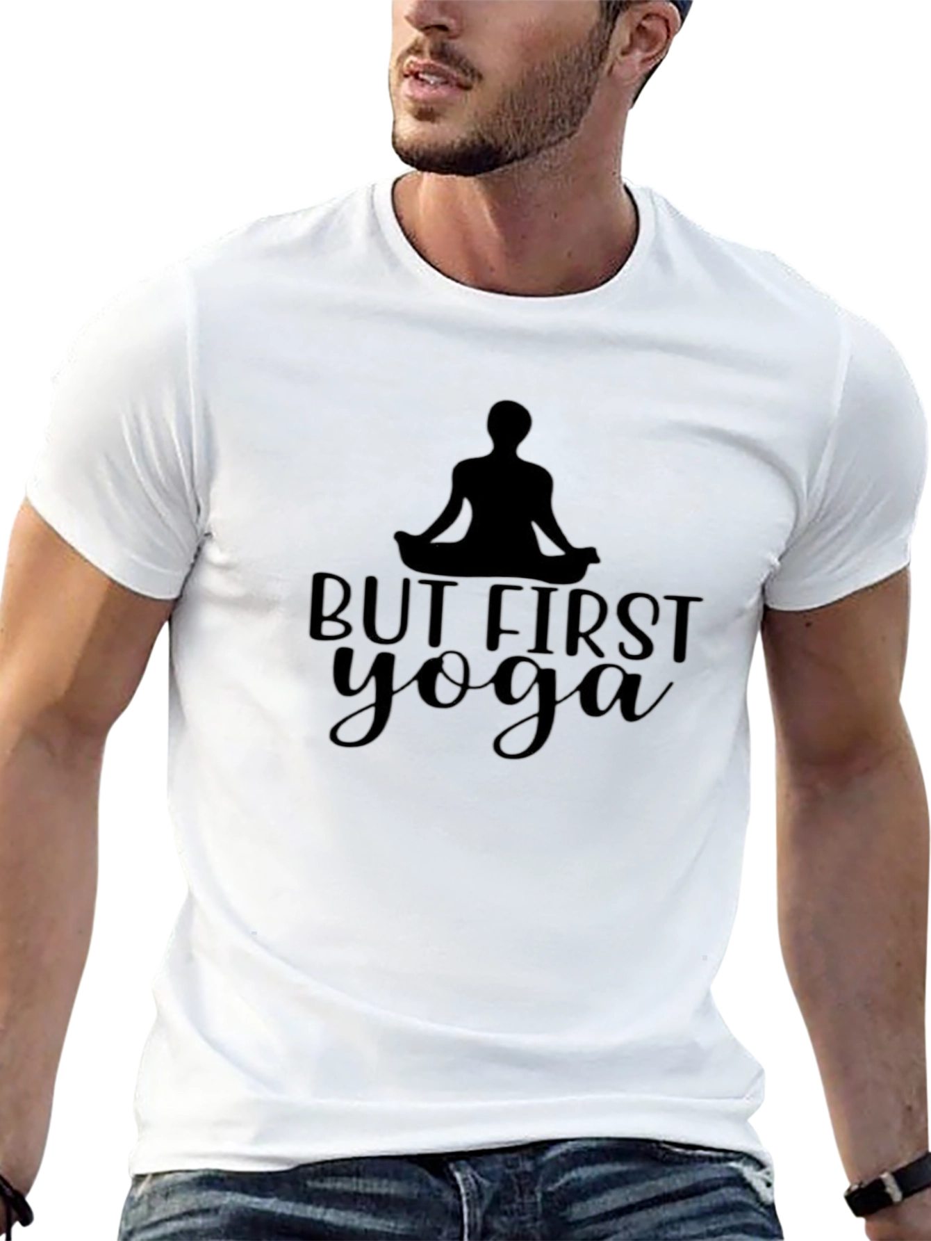 But First Yoga Graphic Tee - Relaxed Fit