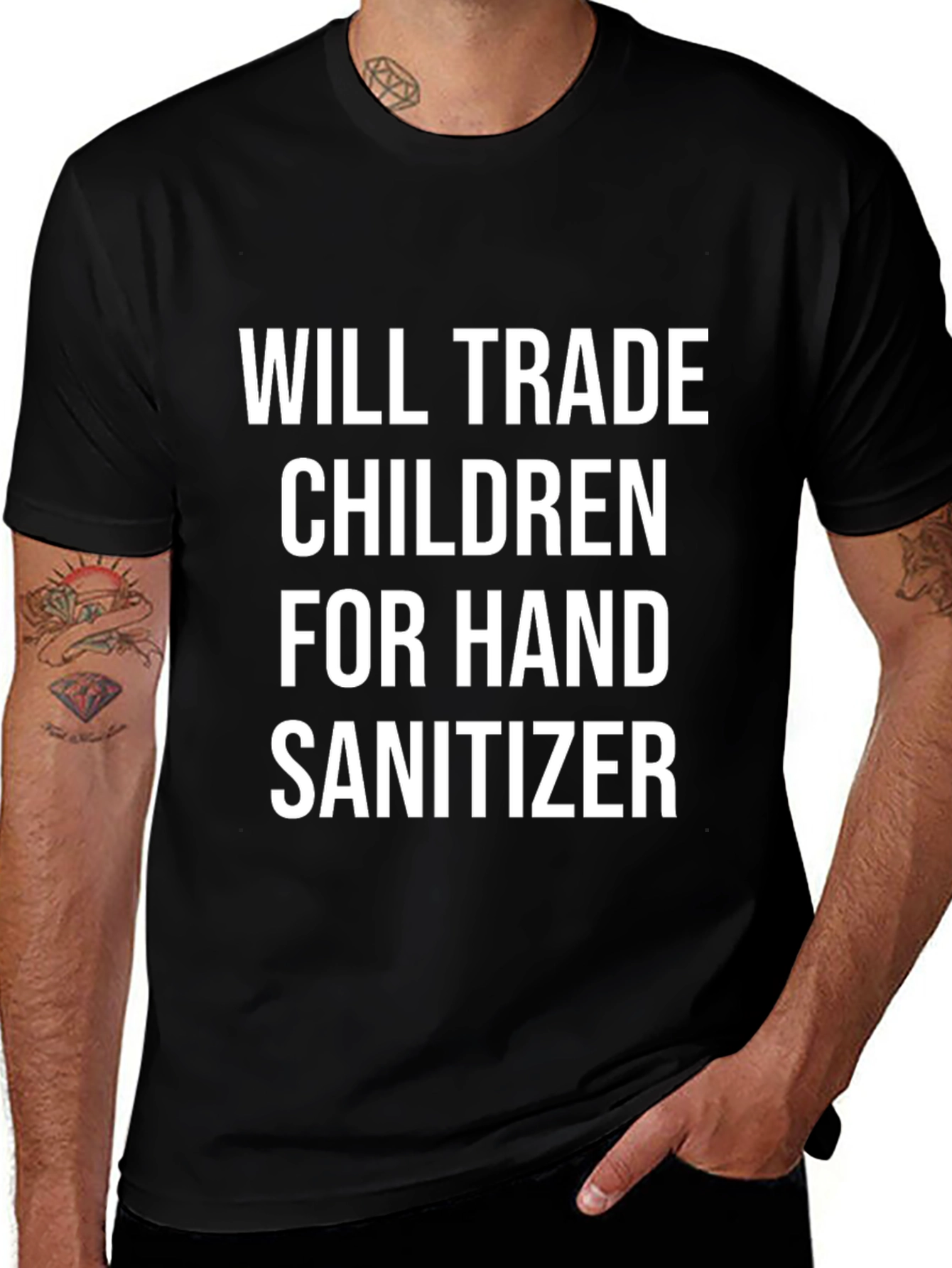 Funny Will Trade Children for Hand Sanitizer T-Shirt