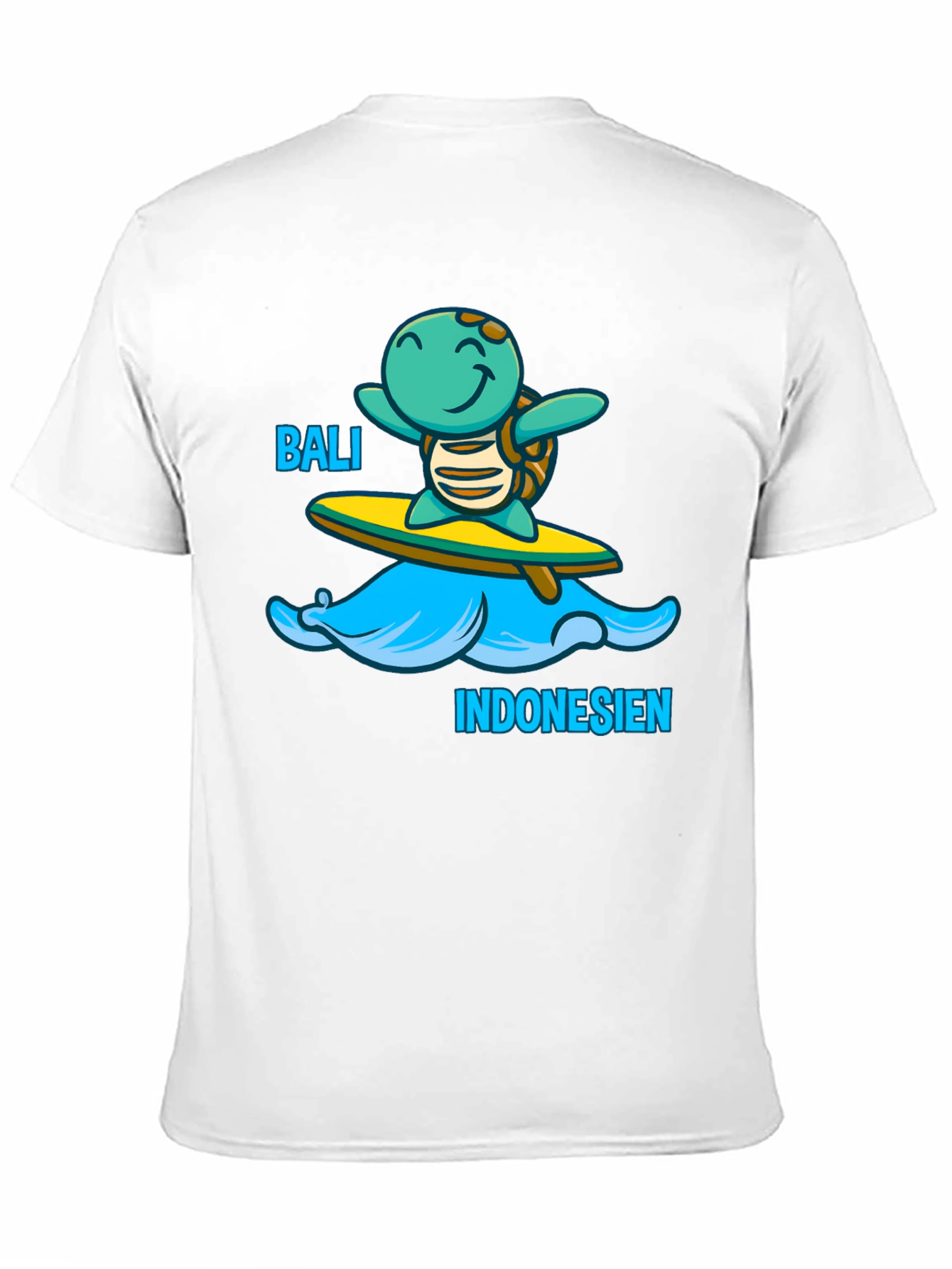 Bali Indonesia Turtle Surfing T-Shirt