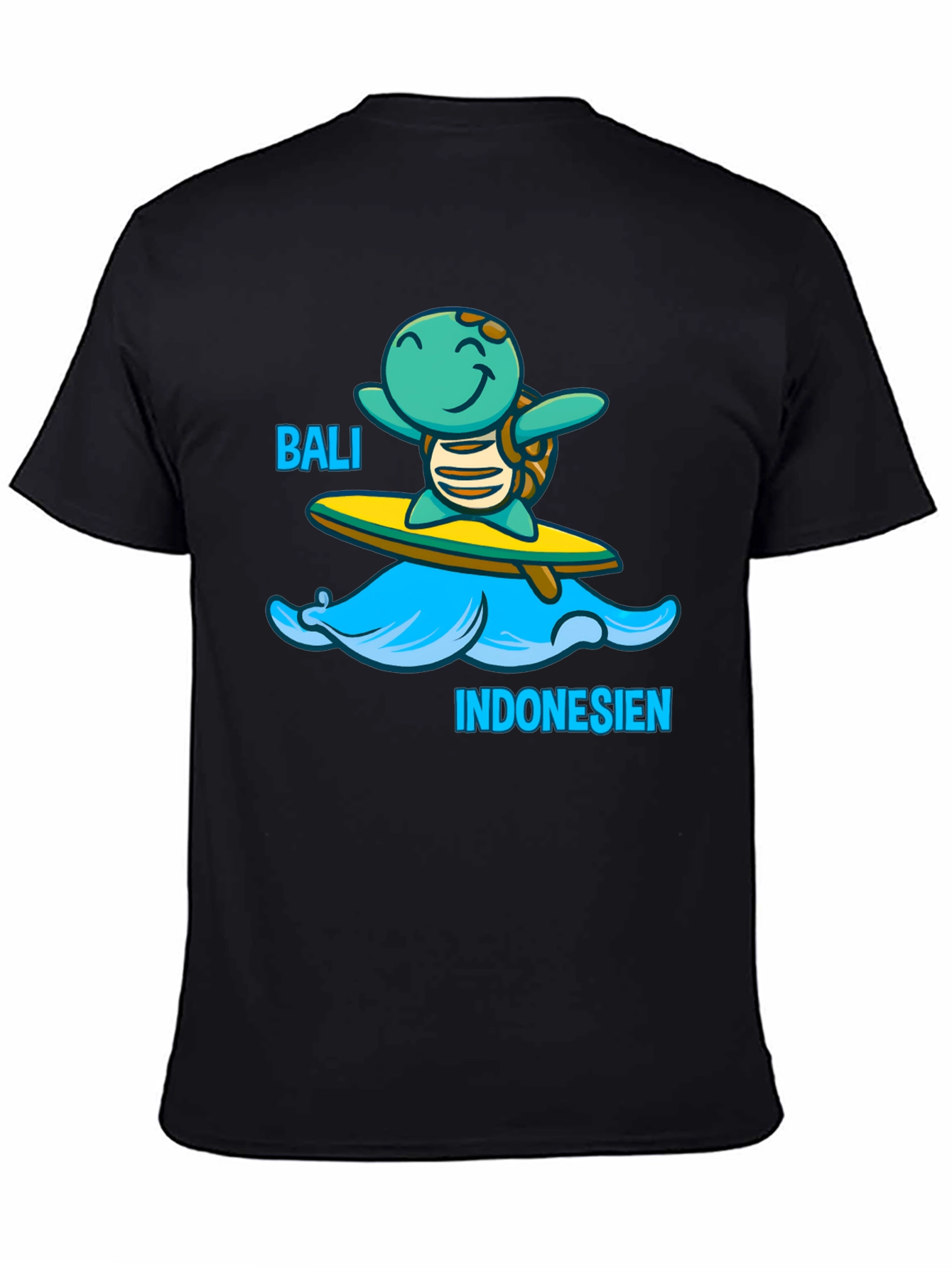 Bali Indonesia Turtle Surfing T-Shirt