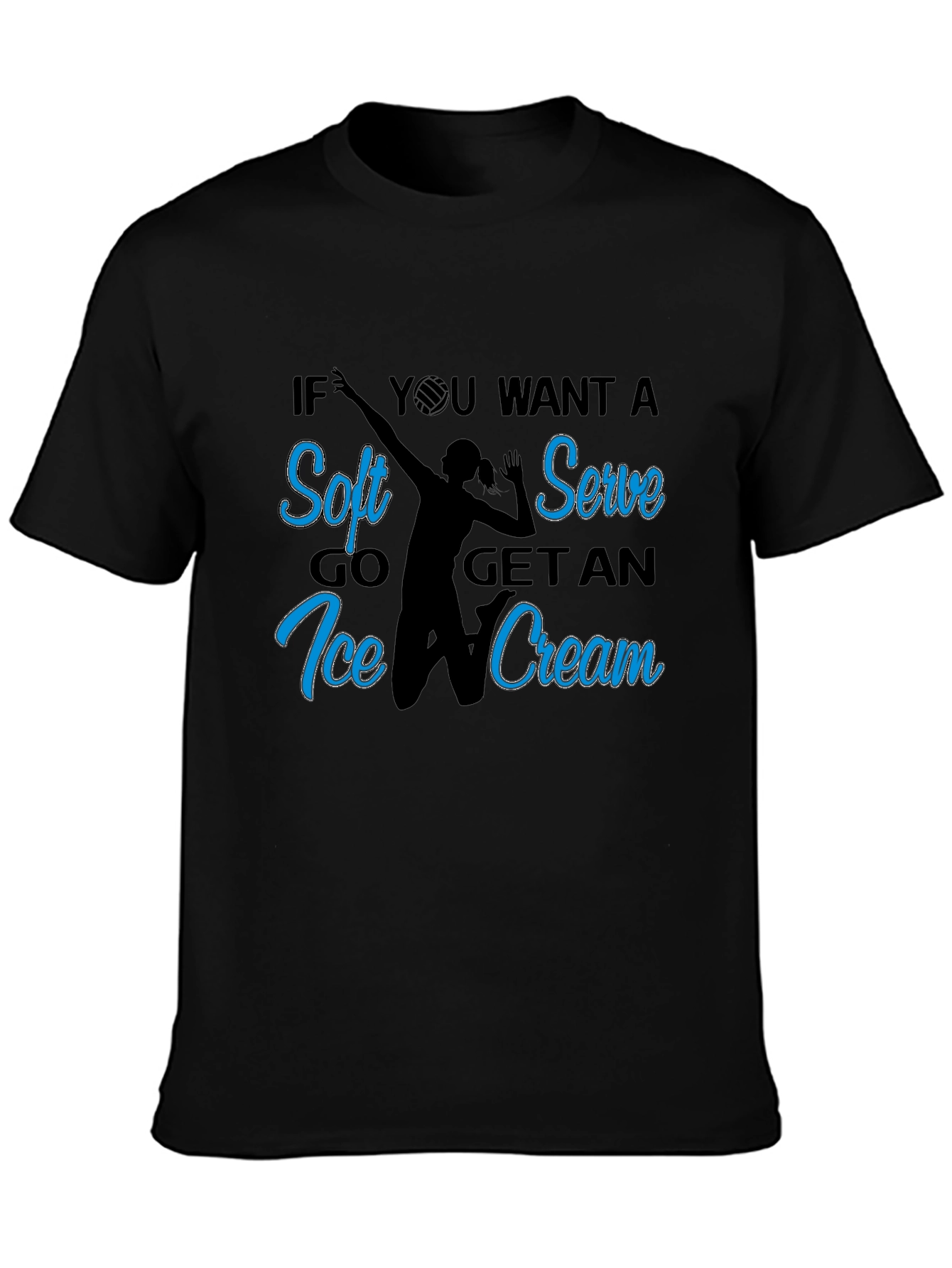 Soft Serve Volleyball Graphic Tee