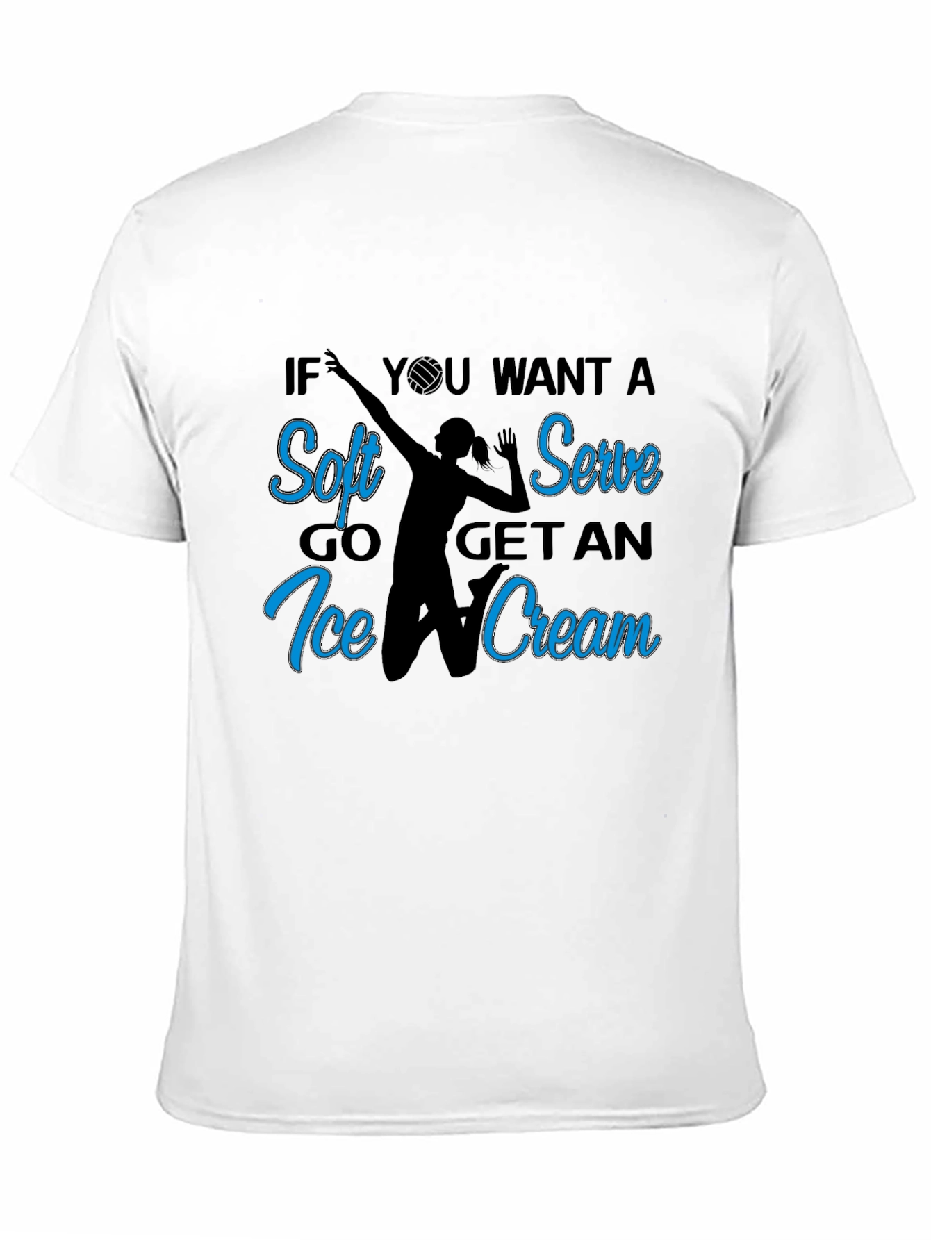 Soft Serve Volleyball Graphic Tee