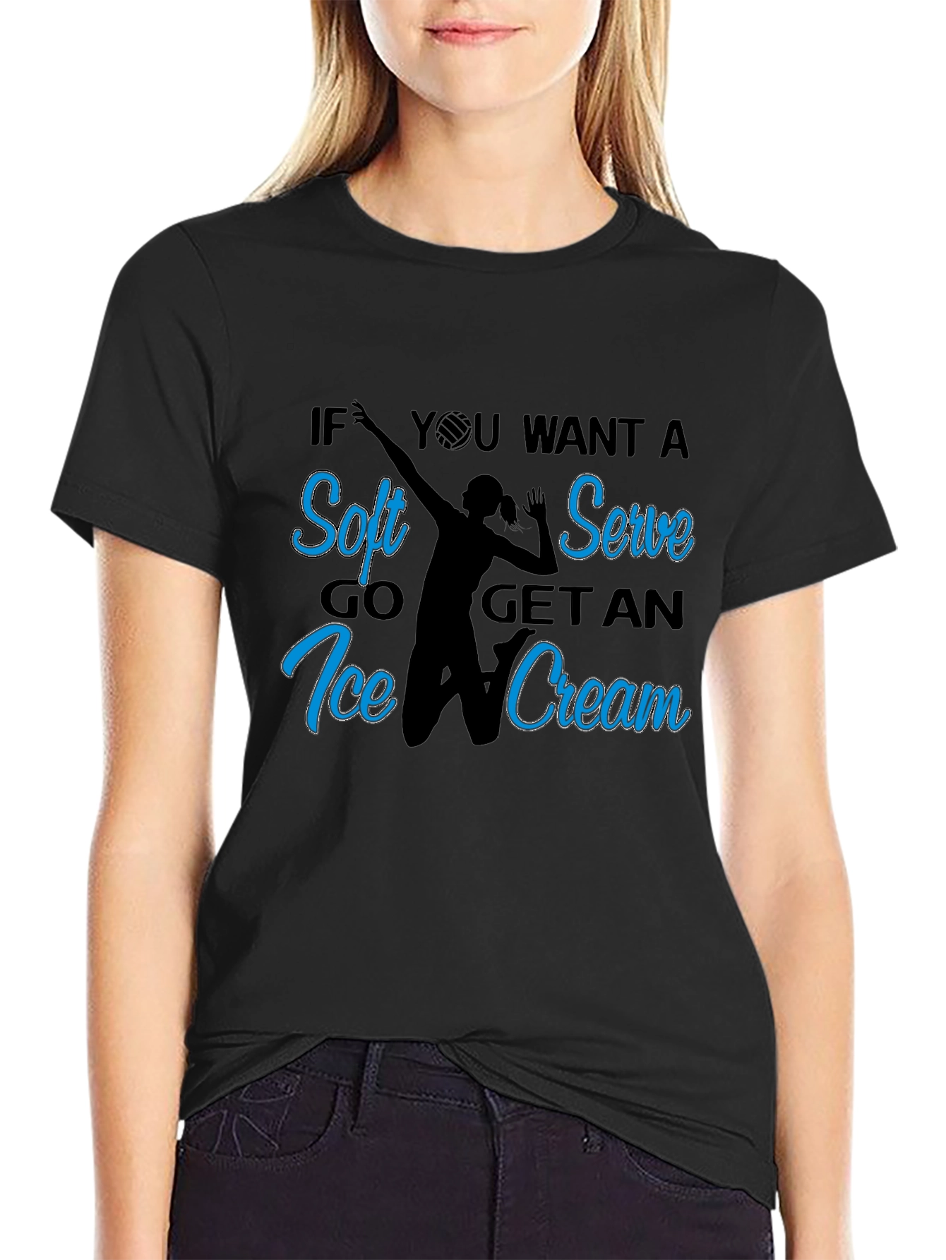 Soft Serve Volleyball Graphic Tee
