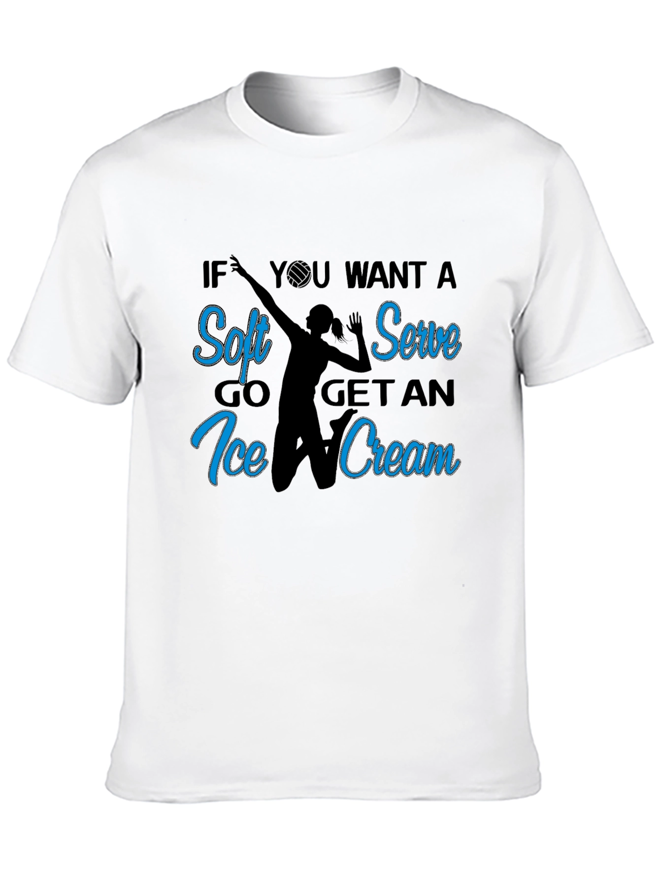 Soft Serve Volleyball Graphic Tee