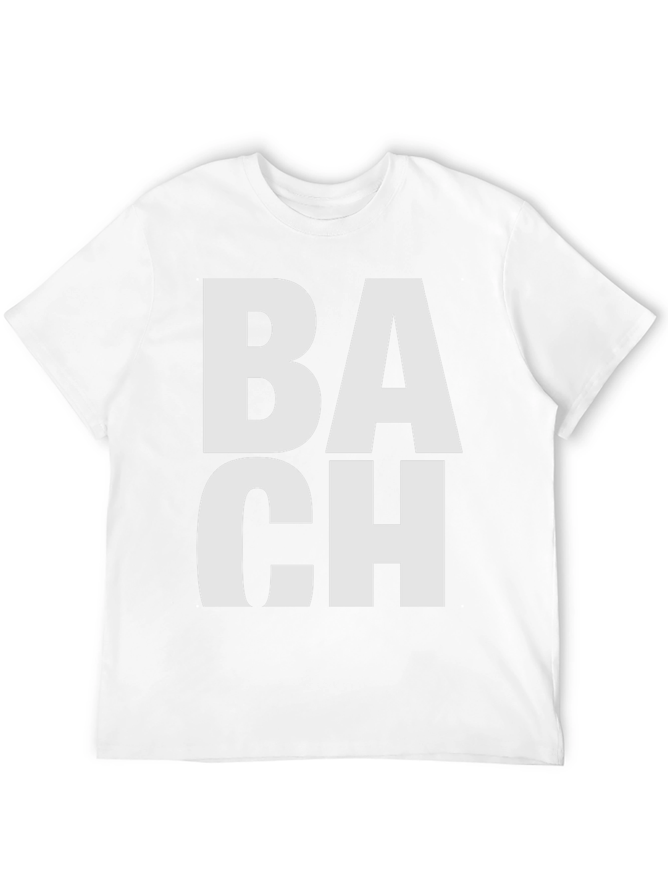 Bach Graphic Tee - Music Lover T-Shirt