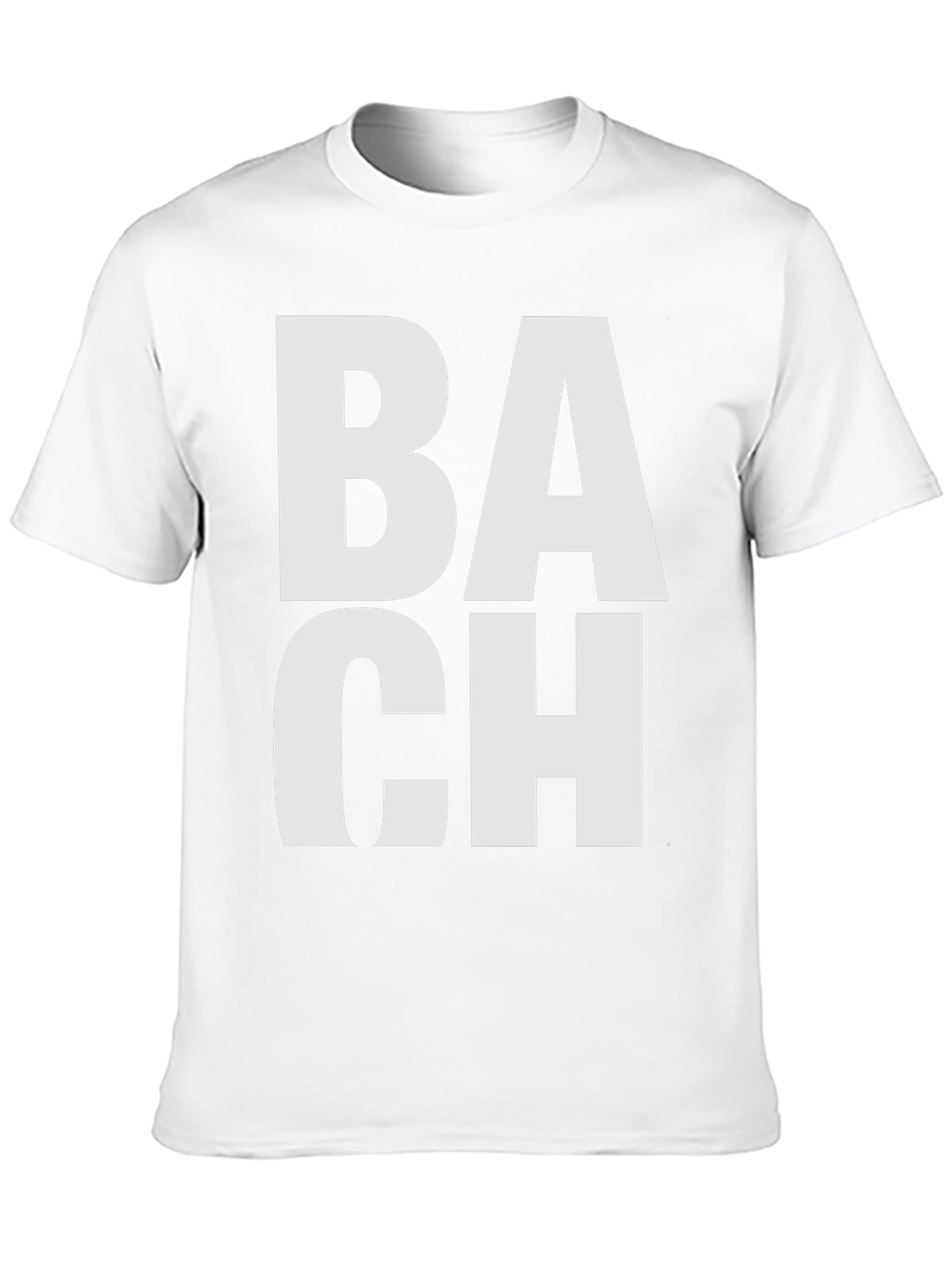 Bach Graphic Tee - Music Lover T-Shirt