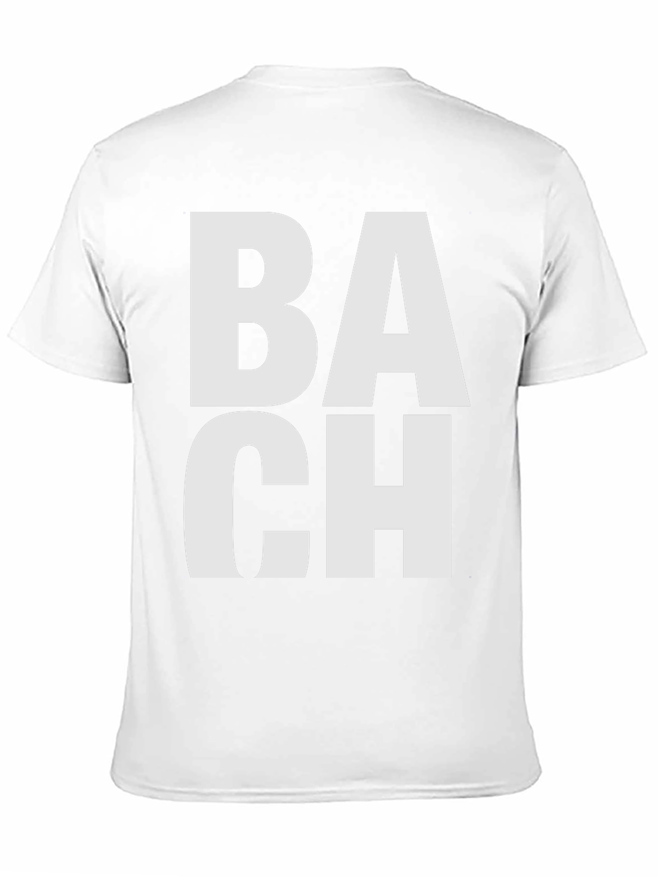 Bach Graphic Tee - Music Lover T-Shirt