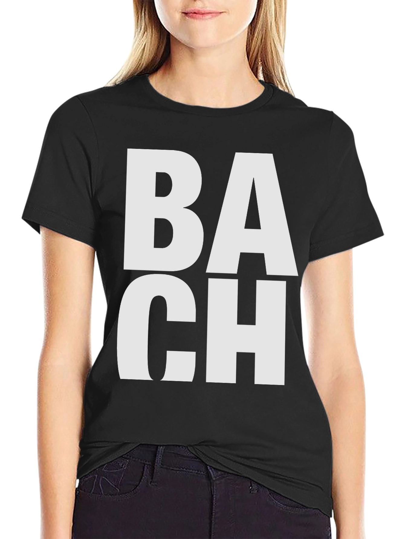 Bach Graphic Tee - Music Lover T-Shirt