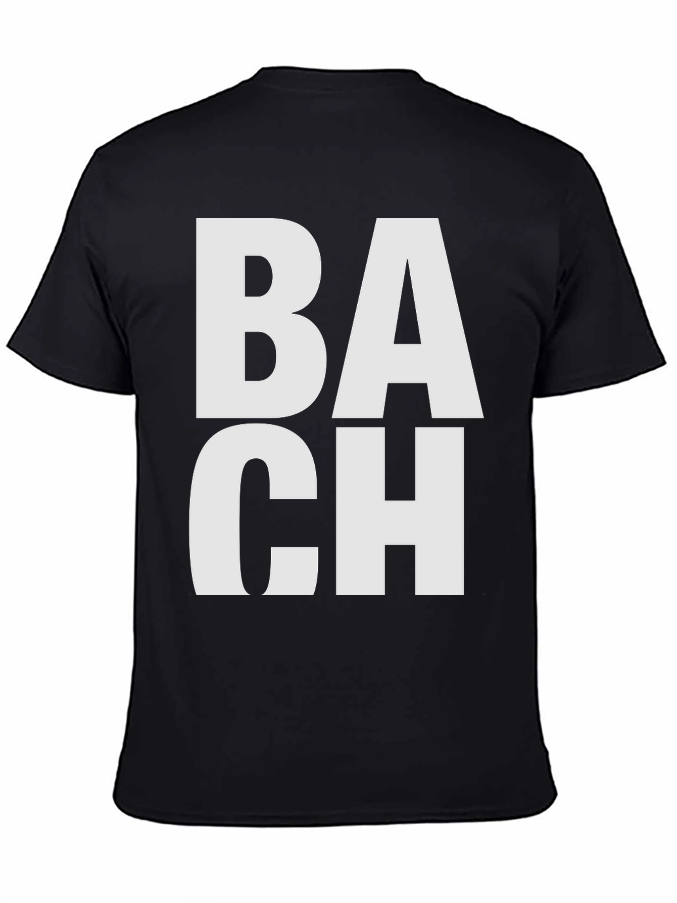 Bach Graphic Tee - Music Lover T-Shirt