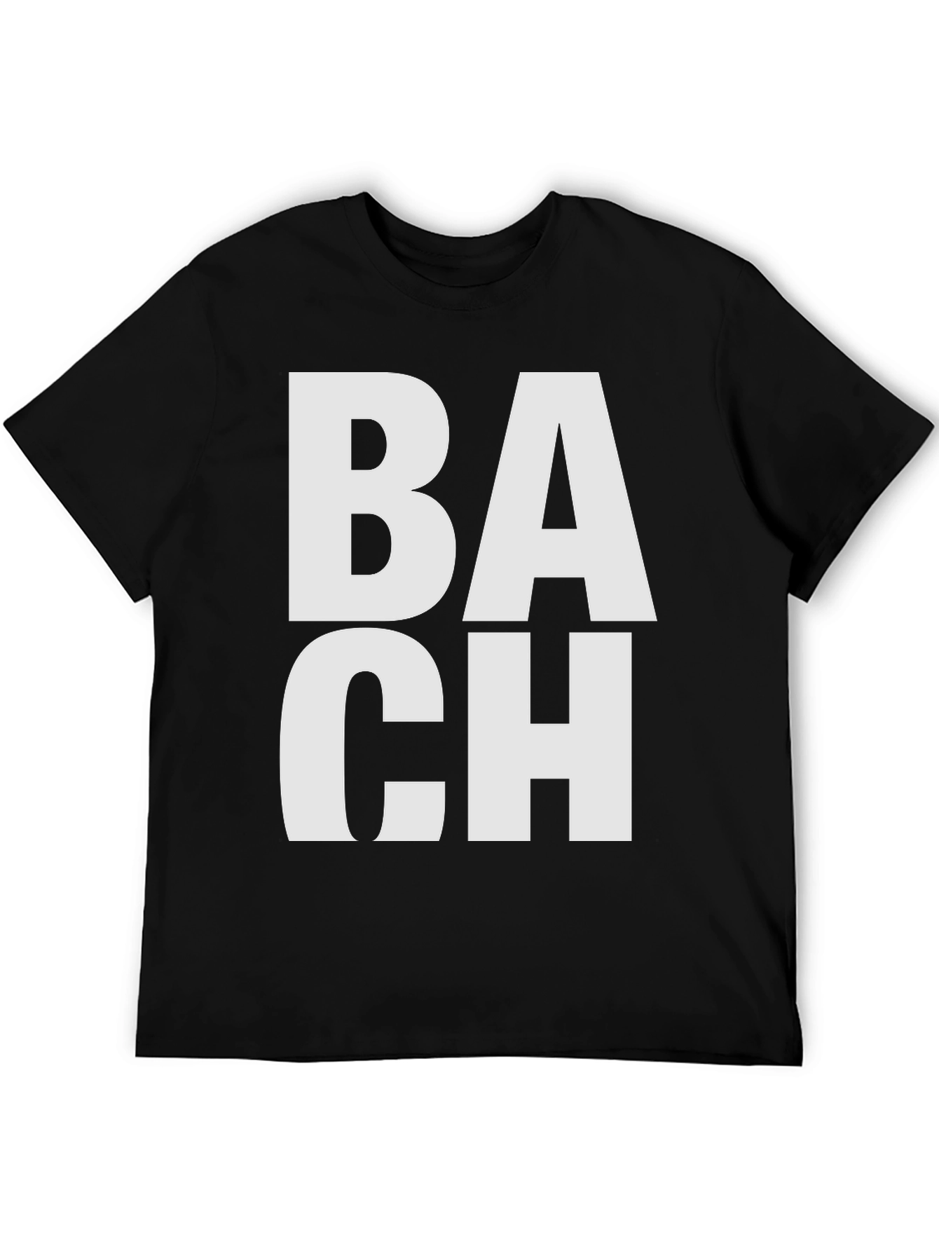 Bach Graphic Tee - Music Lover T-Shirt
