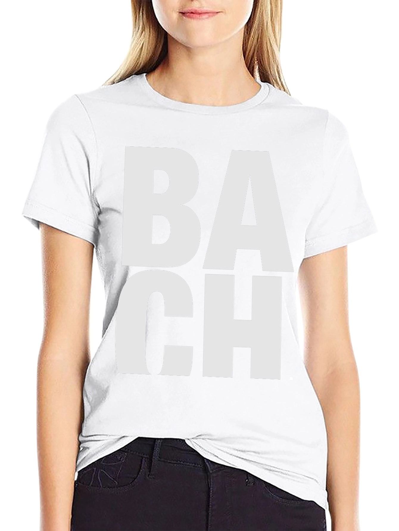 Bach Graphic Tee - Music Lover T-Shirt