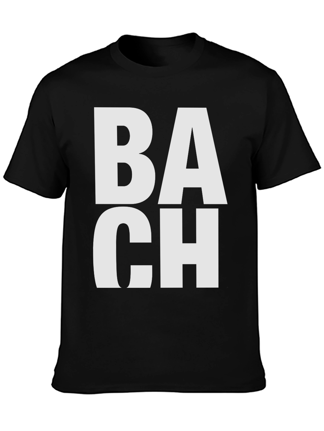 Bach Graphic Tee - Music Lover T-Shirt