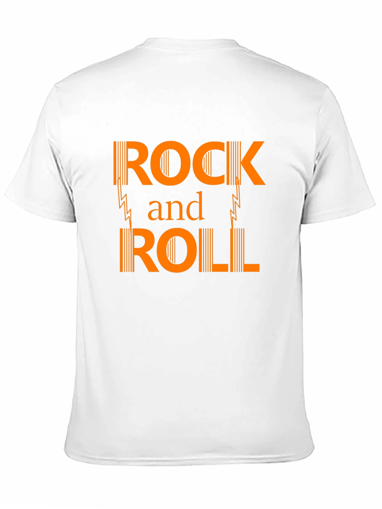 Rock and Roll Graphic Print Black T-Shirt