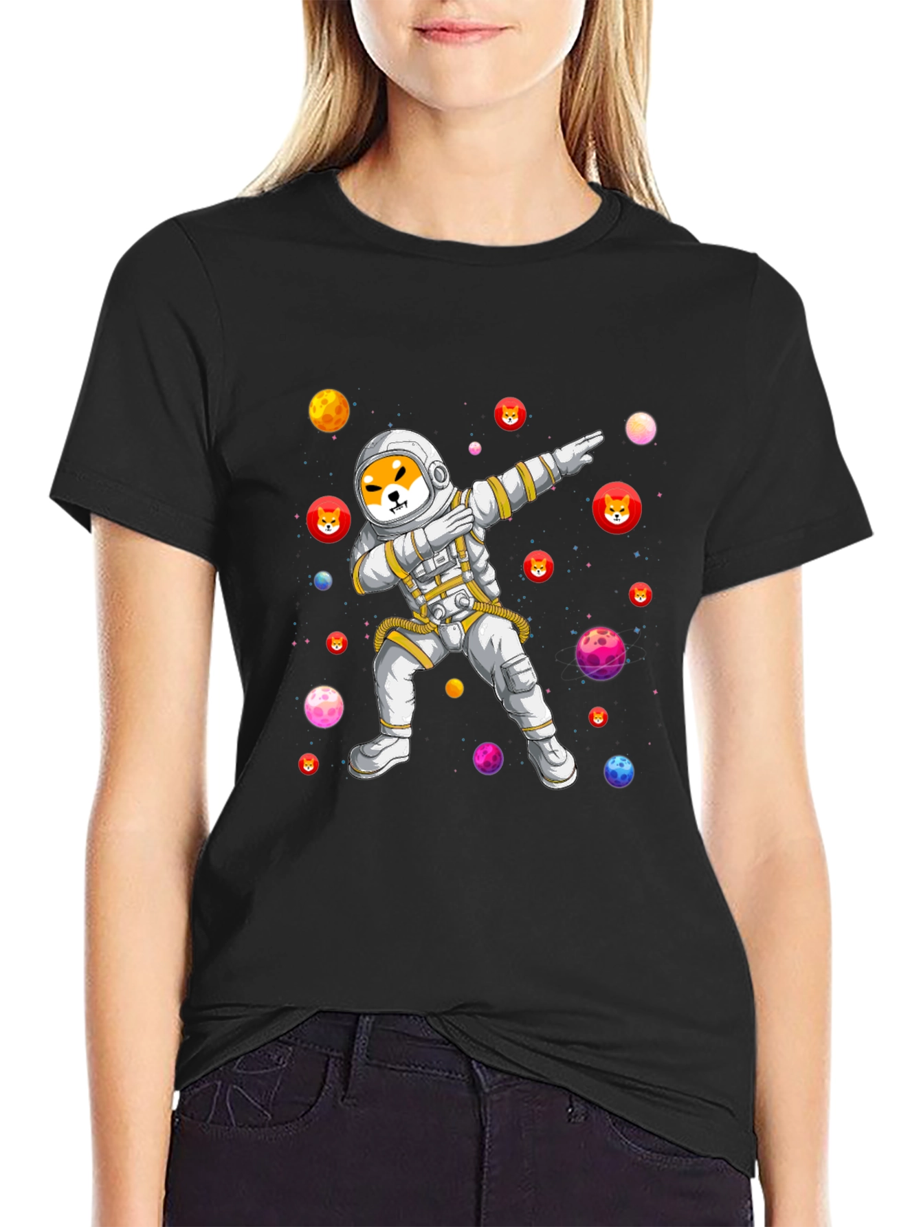 Shiba Inu Astronaut T-Shirt
