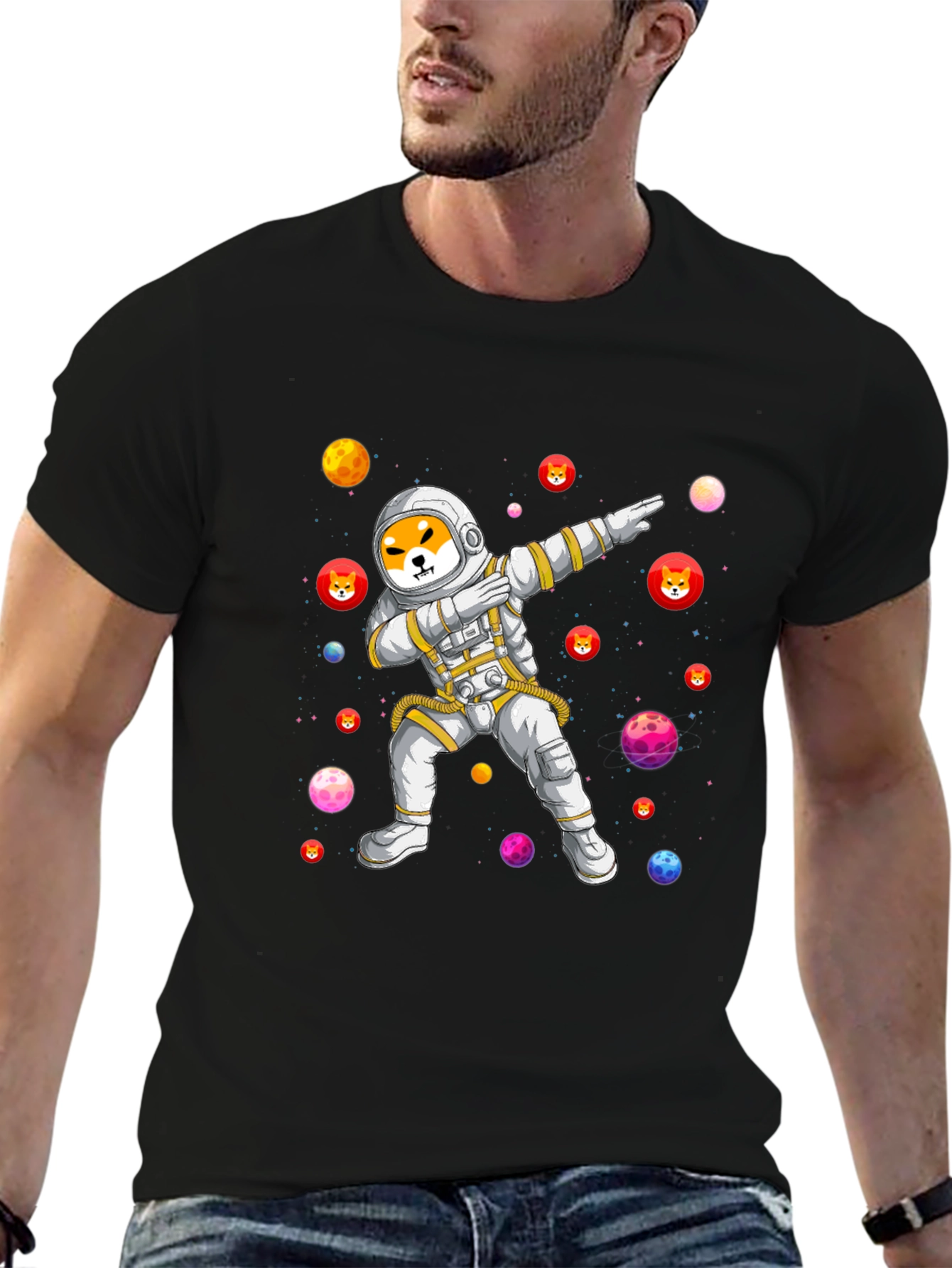 Shiba Inu Astronaut T-Shirt