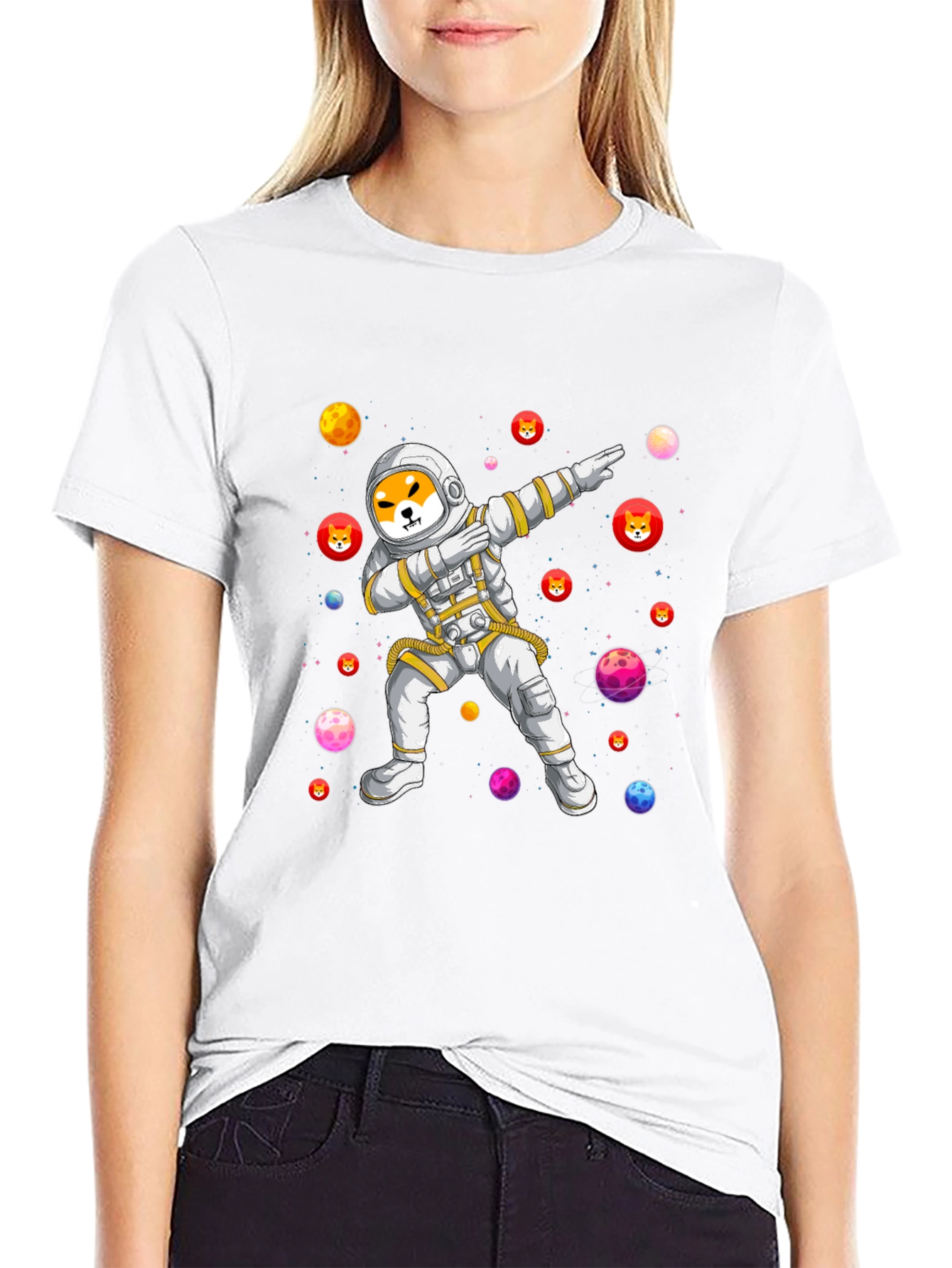 Shiba Inu Astronaut T-Shirt