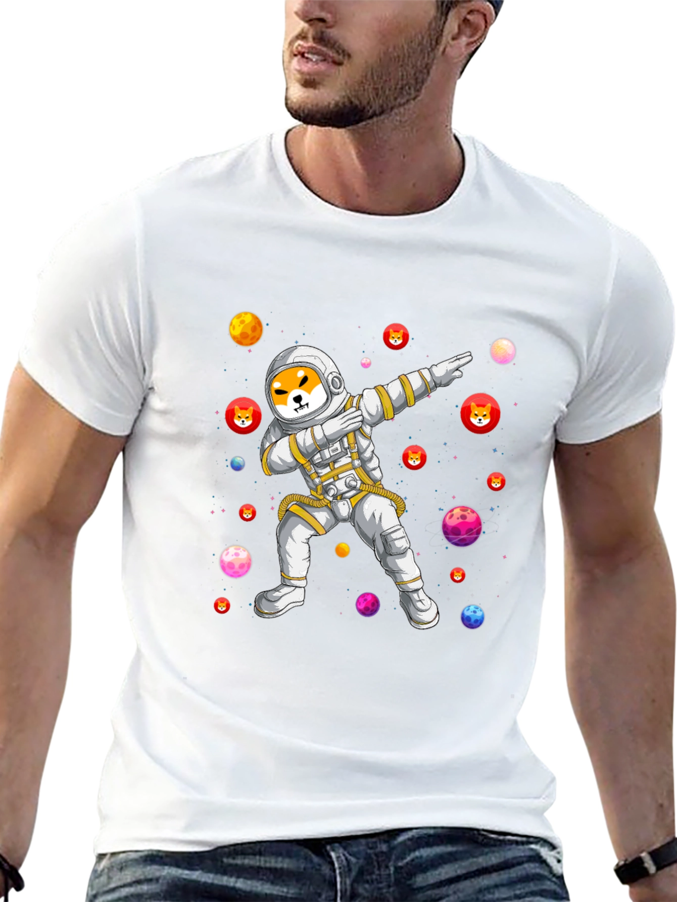 Shiba Inu Astronaut T-Shirt