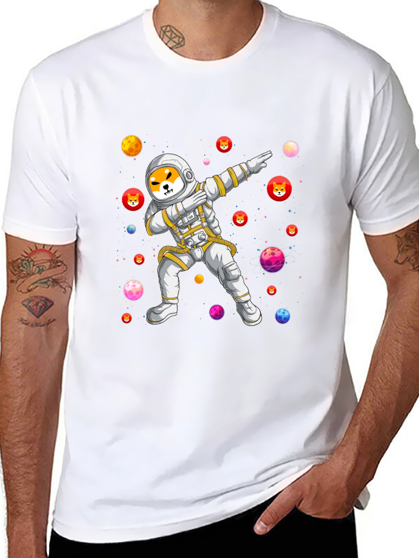 Shiba Inu Astronaut T-Shirt