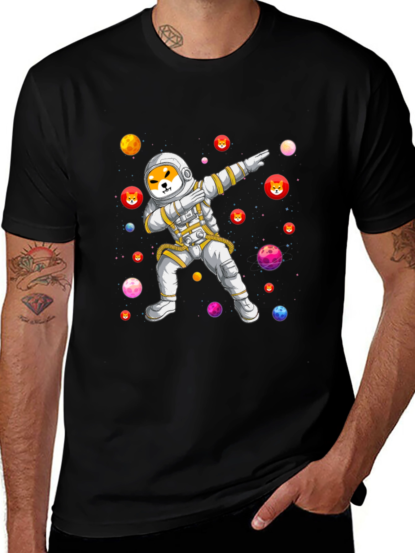 Shiba Inu Astronaut T-Shirt