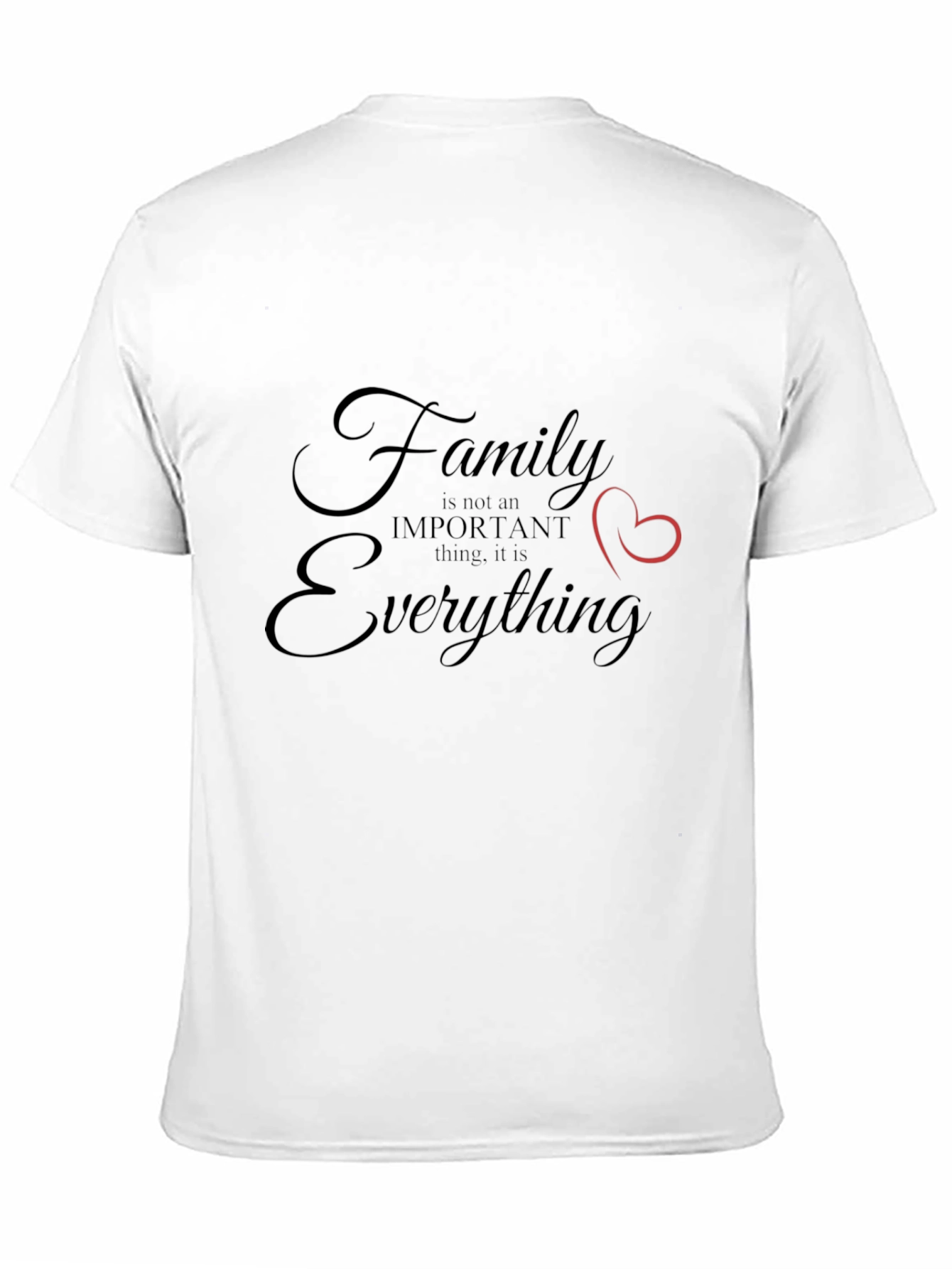 Family Everything Graphic Tee - Black