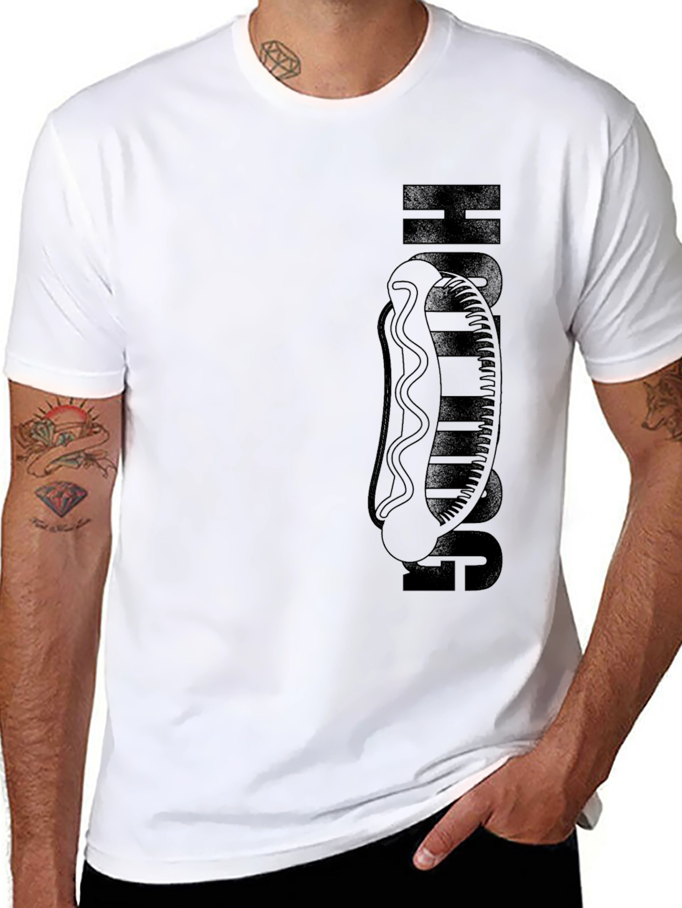 Hot Dog Graphic Tee - Cool Novelty T-Shirt